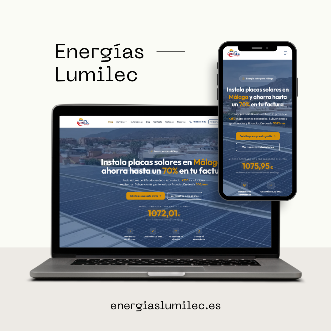 Web Energías Lumilec