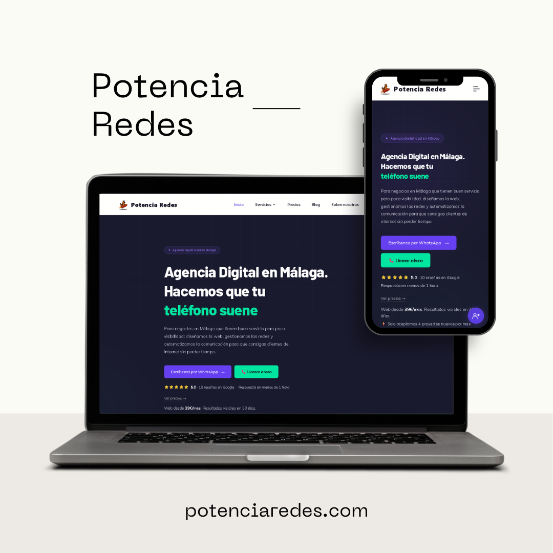 Web Potencia Redes