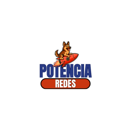 Logo de Potencia Redes, empresa de gestión de redes sociales.